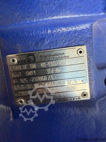 Water pump KSB ETABLOC GN 40-160/402 – 4,6 kW KSB ETABLOC GN 40-160/402 – 4,6 kW