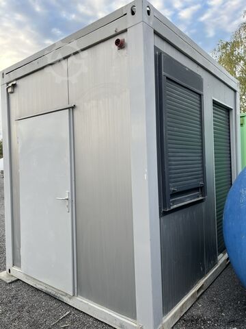 Special container entrance container Container Drehkreuz Zutrittskontrolle