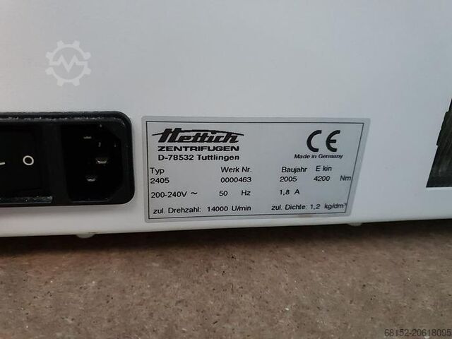 Hettich Mikro 200R Centrifuge Hettich Mikro 200R