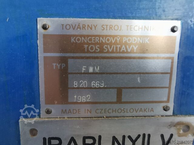 Wood milling machine TOS Svitavy FWM