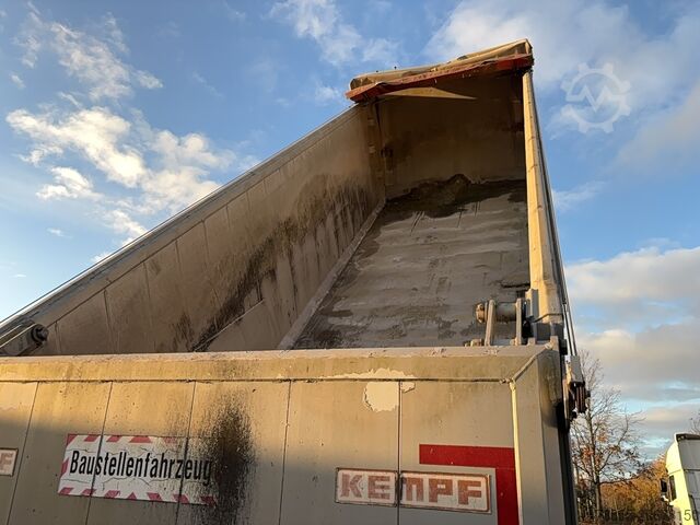 Kippauflieger Kempf 3-axle aluminium tipper semi-trailer