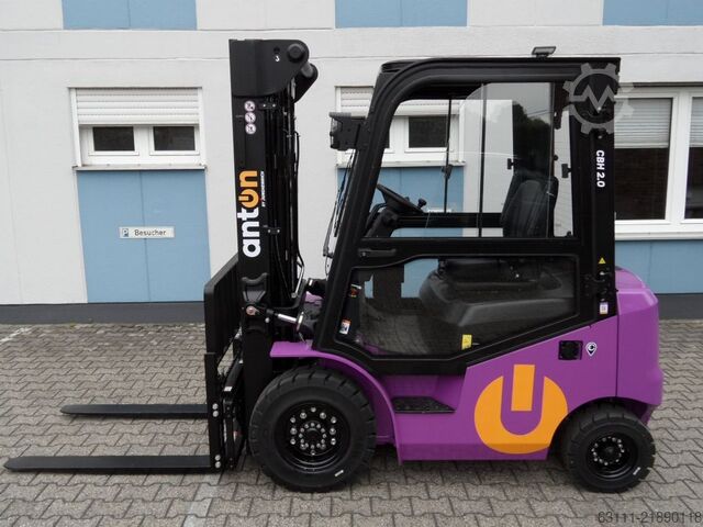 Electric 4-wheel forklift Jungheinrich AntOn CBH 2.0 - Triplex - Kabine - NEU!
