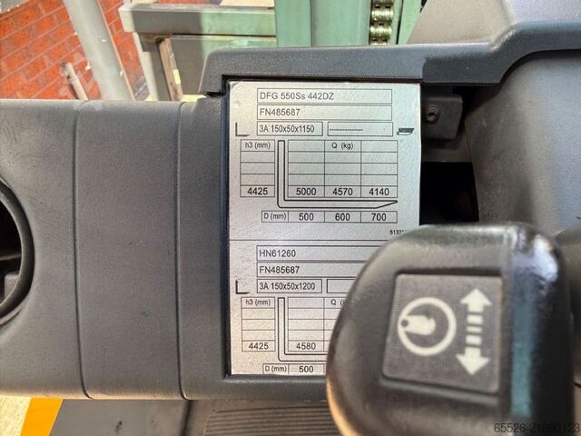 Diesel Forklift Jungheinrich DFG 550 S / Top Zustand / 3324 Std.