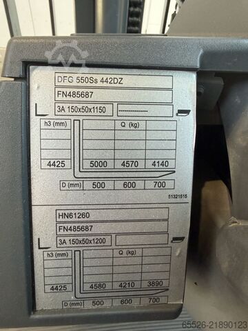 Diesel Forklift Jungheinrich DFG 550 S / Top Zustand / 3324 Std.