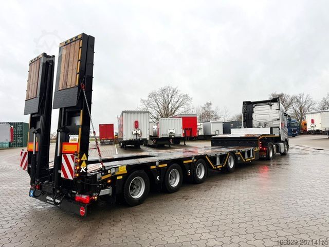 Tieflader-Sattelauflieger KÄSSBOHRER K.SLA R 4 / 2N 18/40 Tieflader Radmulden tele