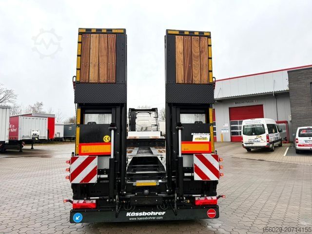 Tieflader-Sattelauflieger KÄSSBOHRER K.SLA R 4 / 2N 18/40 Tieflader Radmulden tele