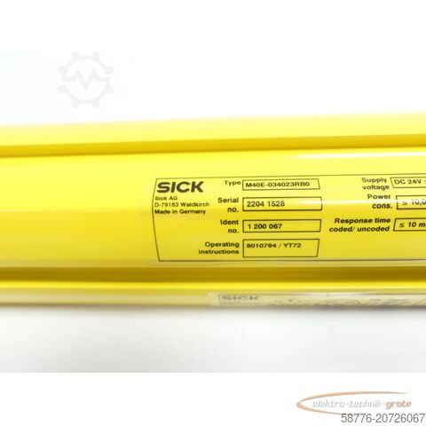 Component Sick M40E-034023RB0 M 4000 advanced Id. 1 200 067 SN:22041528 - ! -