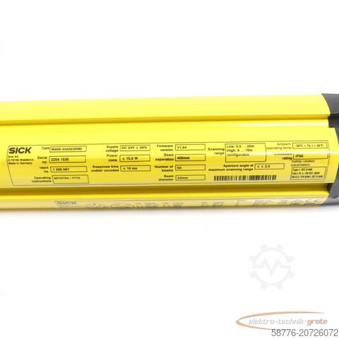 Component Sick M40E-034023RB0 M 4000 advanced Id. 1 200 067 SN:22041530 - ! -
