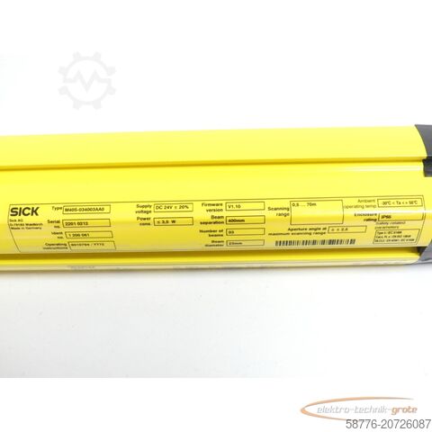 Component Sick M40S-034003AA0 M 4000 advanced Id. 1 200 061 SN:22010212 - ! -