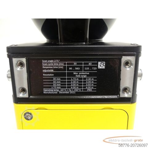 Component Sick MICS3-CBAZ40PZ1P01 Id. 1092720 microScan 3 Pro SN:21490928 - ! -