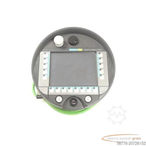 Komponente Siemens 6AV6645-0CC01-0AX0 MOBILE PANEL 277 SN:16458363 + 6XV1440-4BH50