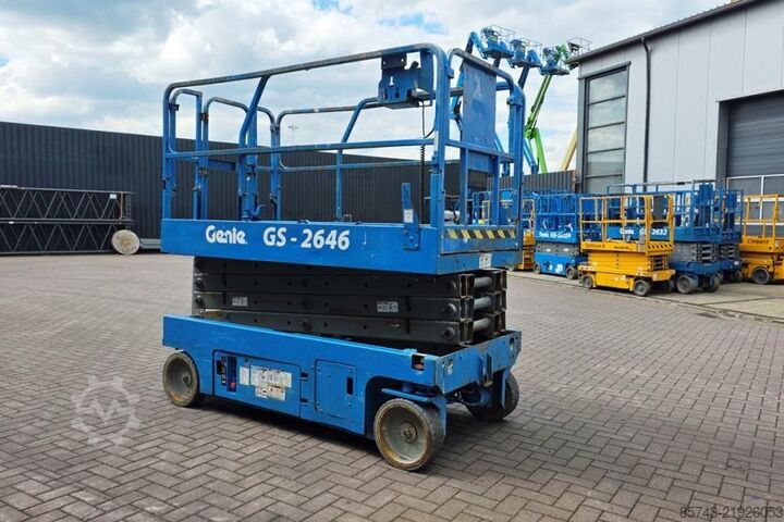 Scissor lift Genie GS2646 Electric, Working Height 9.80m, Capacity 45