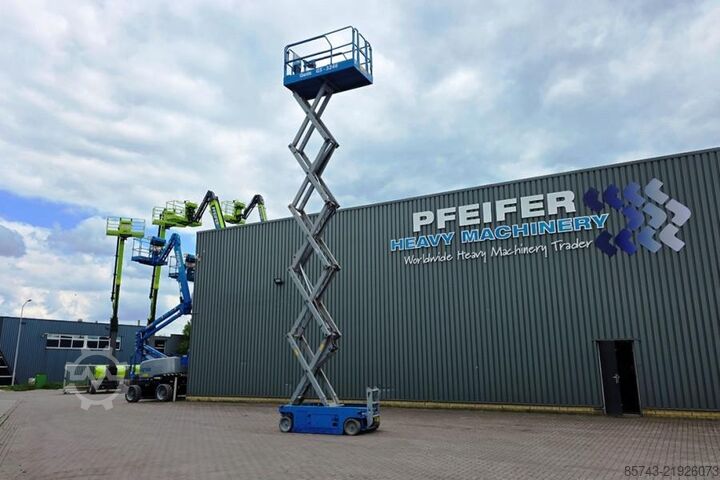 Scissor lift Genie GS3246 Electric, Working Height 11.75 m, 318kg Cap