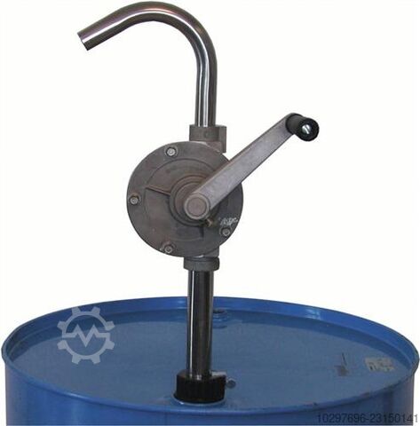 Hand crank pump, stainless steel, 0.3 l/revolution – 1 piece  