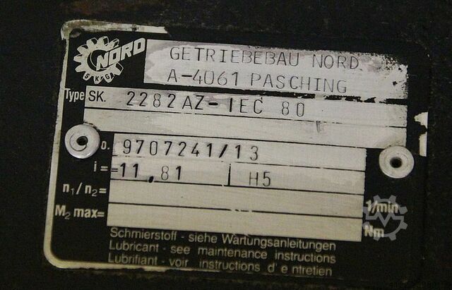 DC gear motor Baumüller Nord Getriebe DSG