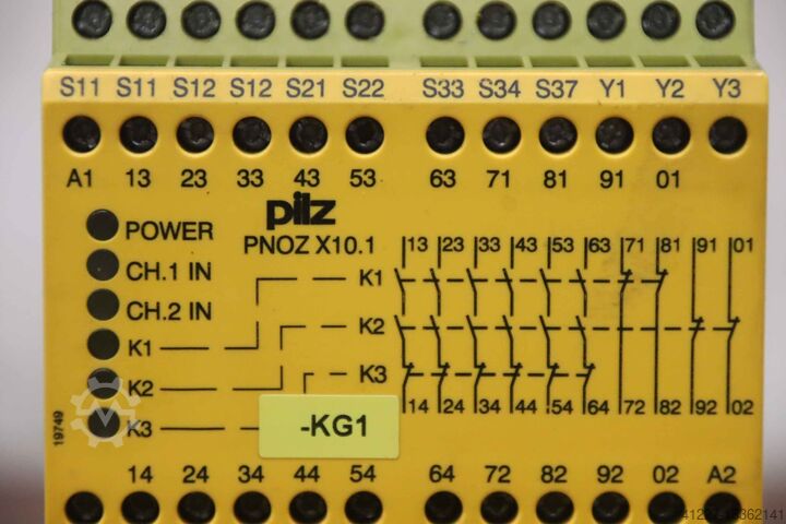Sicherheitsrelais pilz PNOZ X10.1 24VDC 6n/o 4n/c 3LED