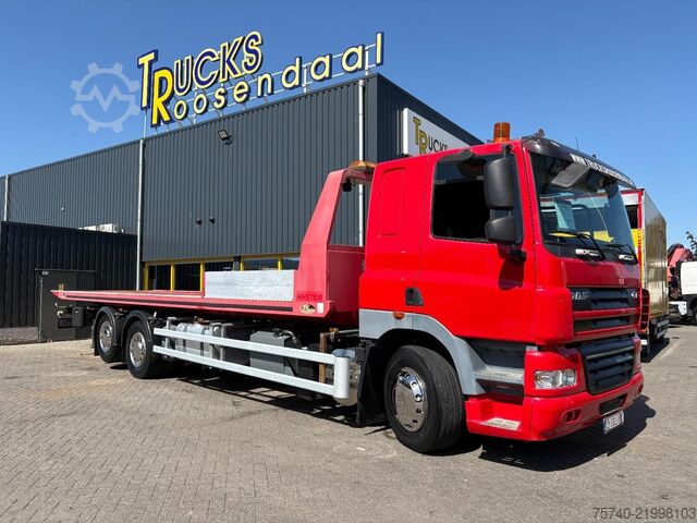 Car transporter DAF CF 85.460 + hydro plateau + 6x2 + 2x winch 1X 1...