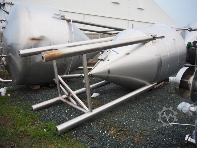 Vertical process tank LEUSHUIS 5000L