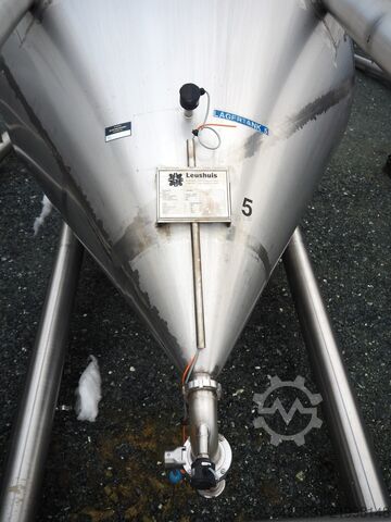 Vertical process tank LEUSHUIS 5000L