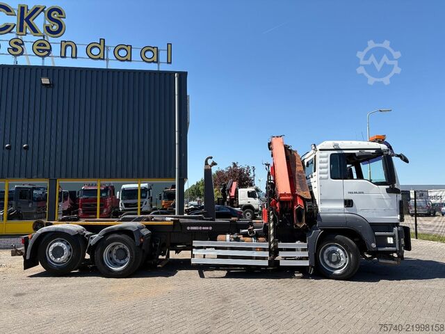 Crane MAN TGS 26.320 + 6x4 FRONT TRACTION + STEERING/LIFT...