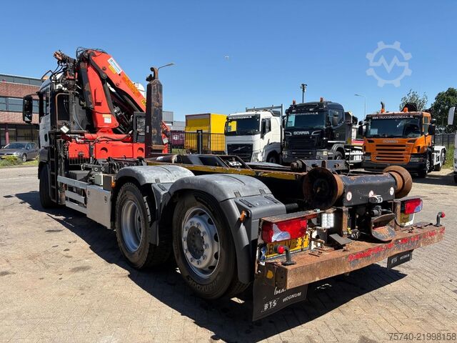 Crane MAN TGS 26.320 + 6x4 FRONT TRACTION + STEERING/LIFT...