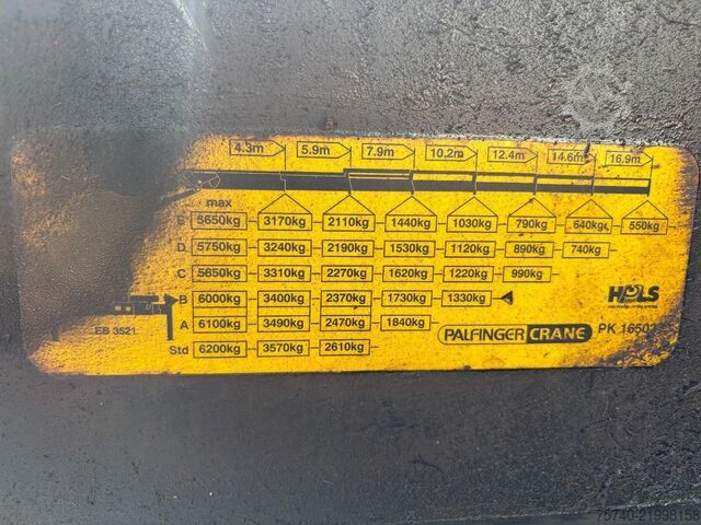 Crane MAN TGS 26.320 + 6x4 FRONT TRACTION + STEERING/LIFT...