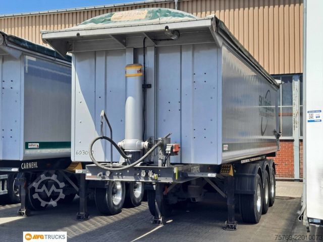 Tipper semitrailer CARNEHL Alu-Kipper 31 cbm e-Schiebeverdeck Lift Alu