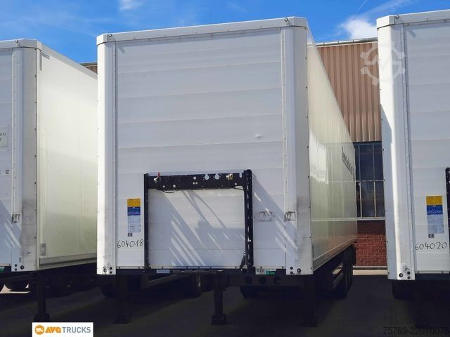 Box semitrailer KÖGEL Koffer Doppelstock Liftachse VDI 2700 EN 12642XL