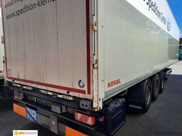 Box semitrailer KÖGEL Koffer Doppelstock Liftachse VDI 2700 EN 12642XL