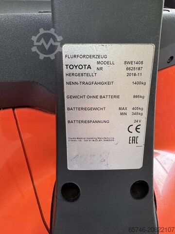 SWE 140 S - mit PALETTENWECHSLER!! TOYOTA SWE 140 S - with PALLETCHANGER !!