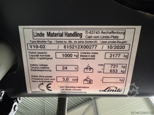 V 10 / * DEMO !! DOPPEL-Lenkung !! VOLLAUSSTATTUNG !! LINDE V 10 /  * DEMO !! DOUBLE steering !! FULL options !!