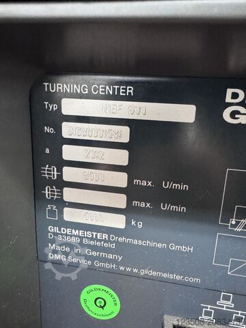 CNC-Drehmaschine DMG NEF 600 V3