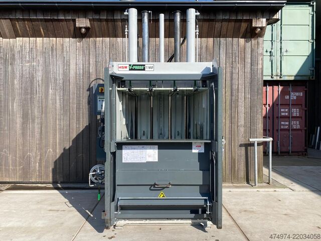 Baler, waste compactor, cardboard baler, press HSM V-Press 1160 Plus