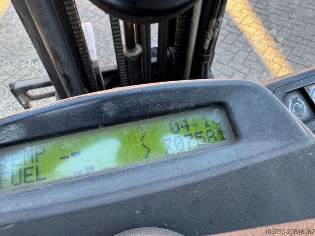 Gabelstapler Hyster H 25 FT 2500 Kg diesel 3 delige mast, side shift