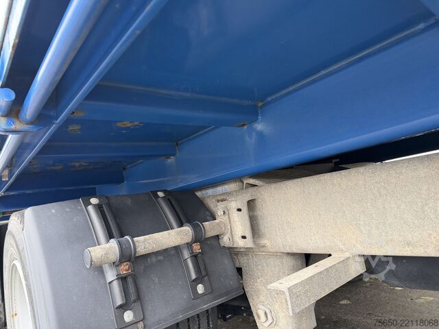 Three-way tipper trailer  18 k  18 t Tandemkipper- Tieflader, BreitbereiftWenig Benutzt