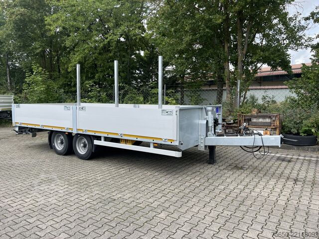 Open trailer Möslein THT 11- G 7,2  Tandem- Pritschenanhänger- Tieflader