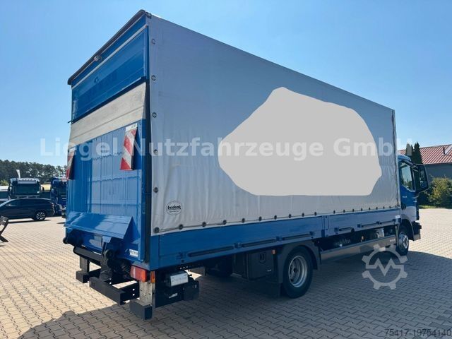 Flatbed truck with tarp MAN TGL 8.190 4x2 BL*LBW*Navi*Kamera*Motorbremse