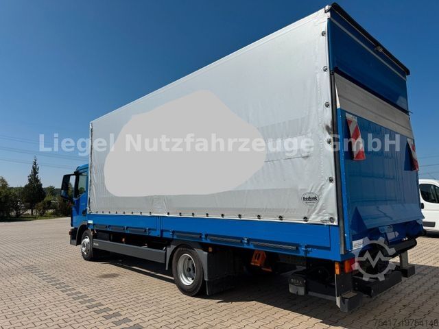 Flatbed truck with tarp MAN TGL 8.190 4x2 BL*LBW*Navi*Kamera*Motorbremse