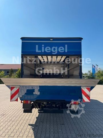 Flatbed truck with tarp MAN TGL 8.190 4x2 BL*LBW*Navi*Kamera*Motorbremse