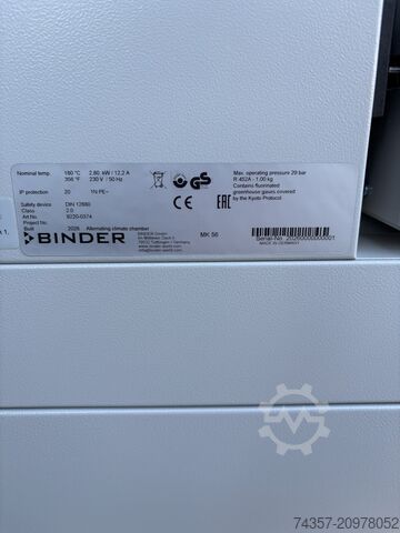 Binder MK 56 climate chamber Binder MK 56