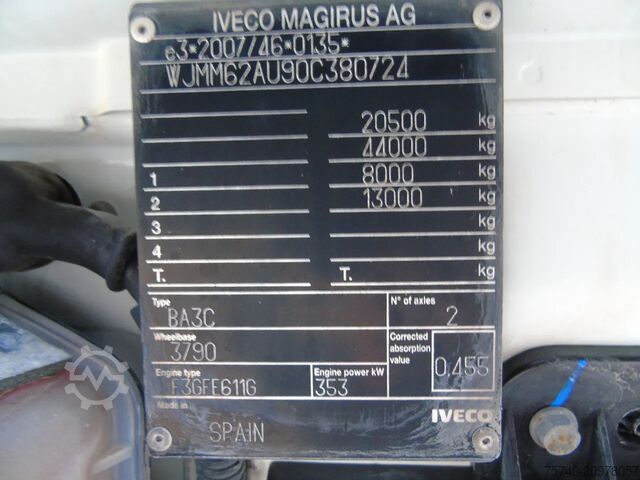 Standard-SZM Iveco Stralis 480 4X2 + HYDRAULIC