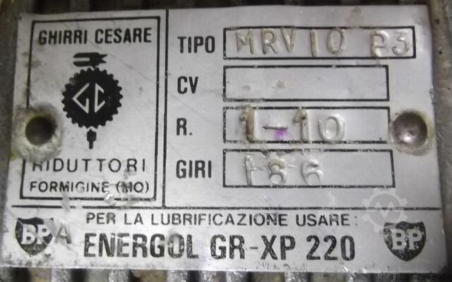 Regelbarer Getriebemotor 0,37 kW 19-100 U/min MOTOVARIO TKFL/5