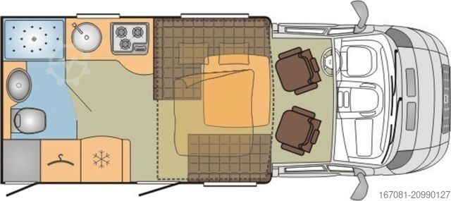 Semi-integrated camper BÜRSTNER Ixeo Time IT 590