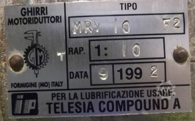 Adjustable gear motor 0.37 kW 19-140 rpm MOTOVARIO MRV05FI