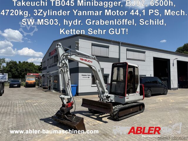 Mini excavator Takeuchi TB045 Minibagger SW MS03