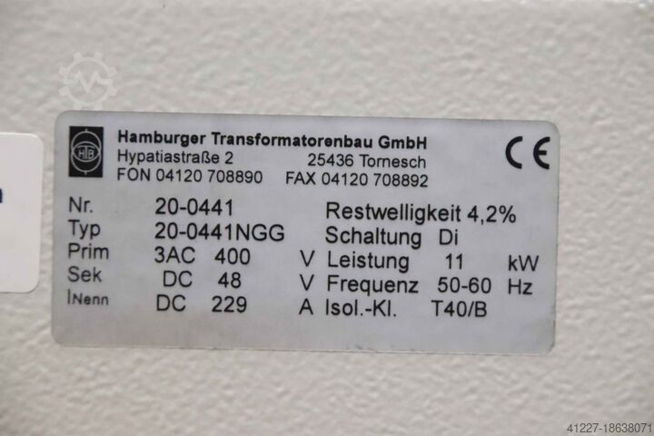 Transformator 11 kW HTB Hamburger Transformatorenbau 20-0441NGG
