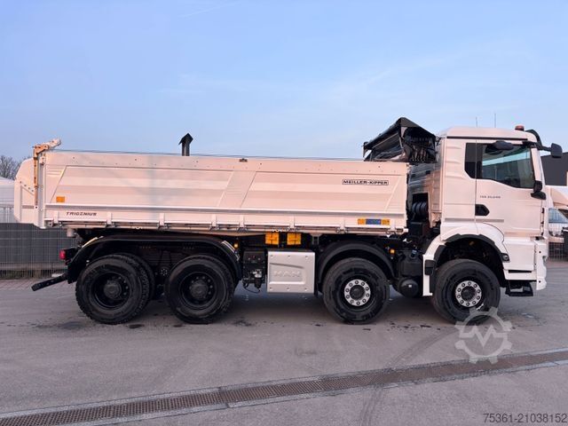 Dreiseitenkipper LKW MAN TGS 35.540 MEILLER-Bordmatik + el. Plane Navi