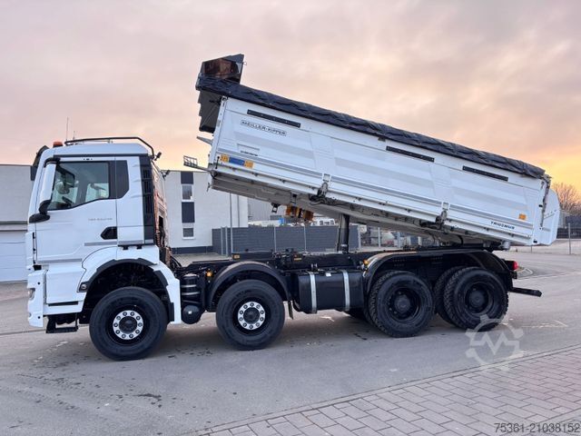 Dreiseitenkipper LKW MAN TGS 35.540 MEILLER-Bordmatik + el. Plane Navi