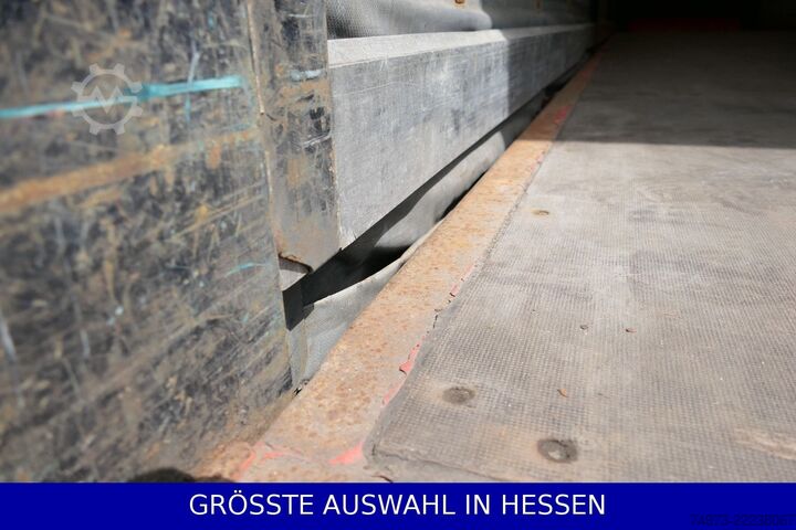 Open semitrailer with tarp KRONE Liftachse Palettenkasten BPW Hubdach