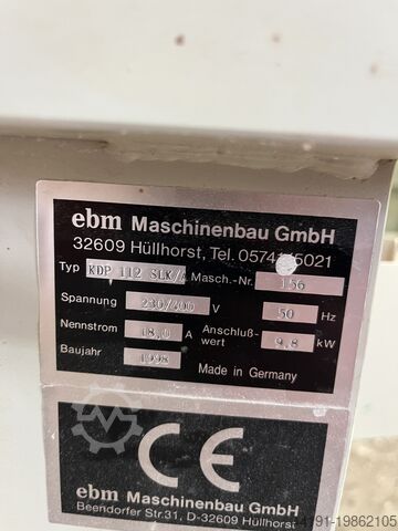 Edge banding machine EBM KDP 112 SLK/A EBM KDP 112 SLK/A